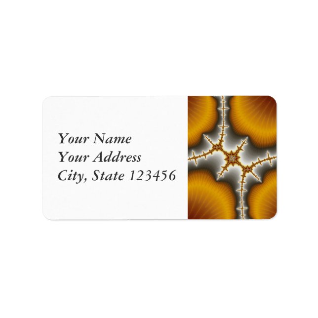 Étiquette Coquillages (Devant)