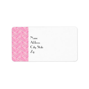 Étiquette Coton Candy rose Abstrait