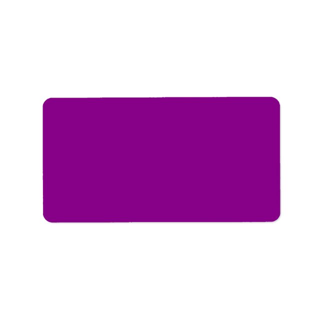 Étiquette couleur magenta foncé (Devant)