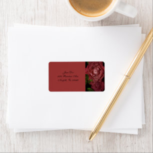 Étiquette Cracked Red Rose by Shirley Taylor