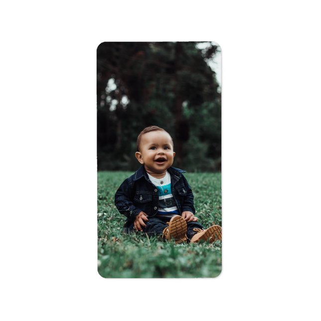 Étiquette Créez votre propre photo personnalisée de concepti (Devant)