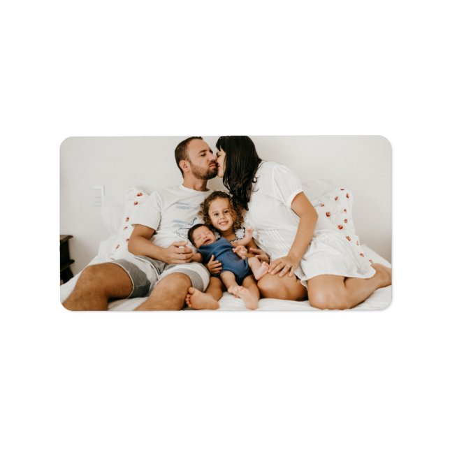 Étiquette Custom Photo (Devant)