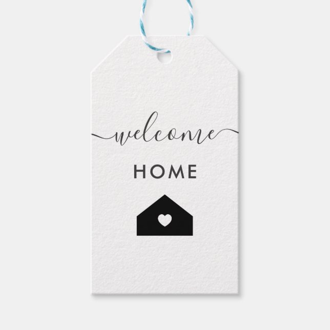 Étiquette d'accueil, étiquette cadeau client de re (Devant)