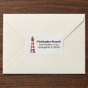 Étiquette d'adresse de phare