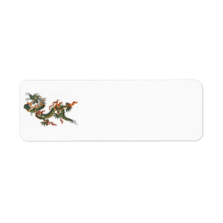 Étiquette d'adresse de retour Green Dragon