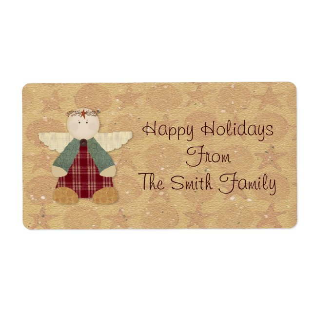 Étiquette d'angle primitif (Devant)