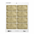 Étiquette d'apothecaire des coins fantaisie