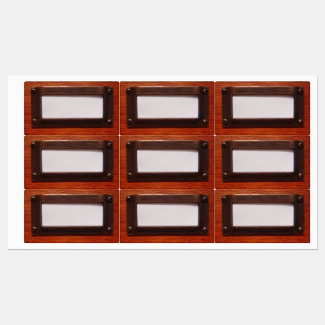 Étiquette d'armoire de fichier (Feuille)