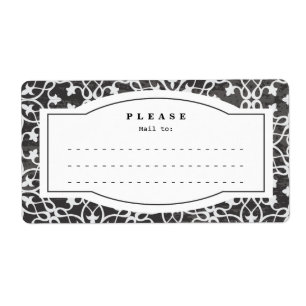 Étiquette d'autocollant de carnet