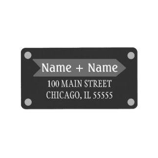 Étiquette de adresse