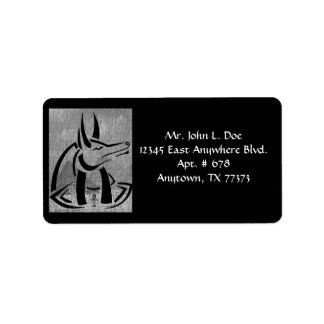 Étiquette de adresse Anubis