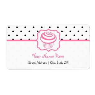 Étiquette de adresse d'anniversaire - Polka Dot /