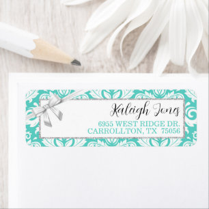 Étiquette de adresse de Bride and Co.
