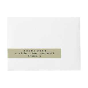 Étiquette de adresse de connexion d'entreprise
