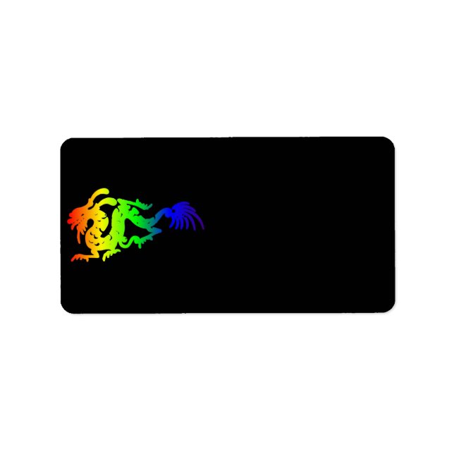 Étiquette de adresse de dragon (Devant)