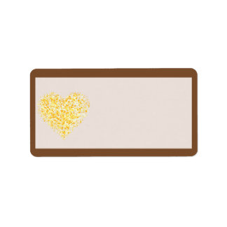 Étiquette de adresse de messagerie du Mariage de a