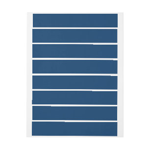 Étiquette de adresse d'écran bleu minuit - Personn