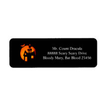 Étiquette de adresse d'Halloween 1 2016