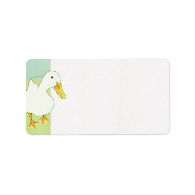 Étiquette de adresse Duck Kiss (Devant)