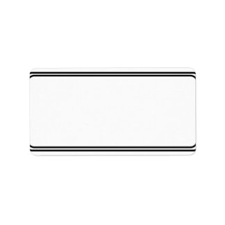 Étiquette de adresse, étiquette d'adresse de retou