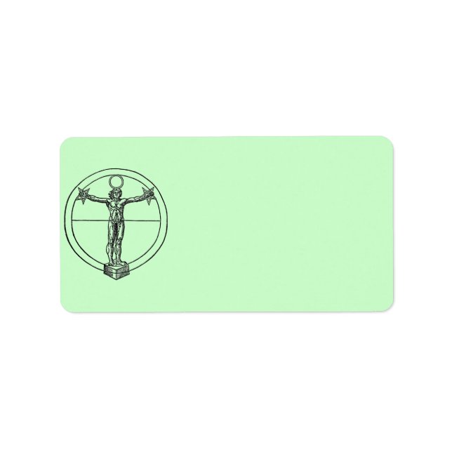 Étiquette de adresse GeoMan (Devant)