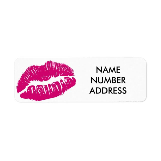 ÉTIQUETTE DE ADRESSE LIPS/ÉTIQUETTE LIPS (Devant)