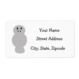 Étiquette de adresse Manataee