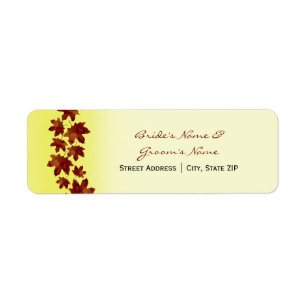 ÉTIQUETTE DE ADRESSE MARIAGE - FEUILLES MARIAGES D