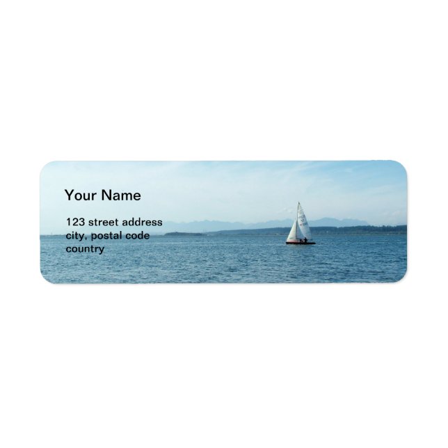 étiquette de adresse maritime et maritime (Devant)