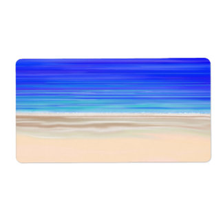 Étiquette de adresse paisible