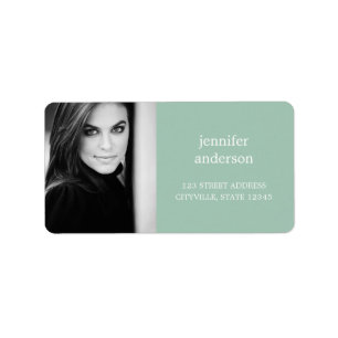 Étiquette de adresse photo personnalisé
