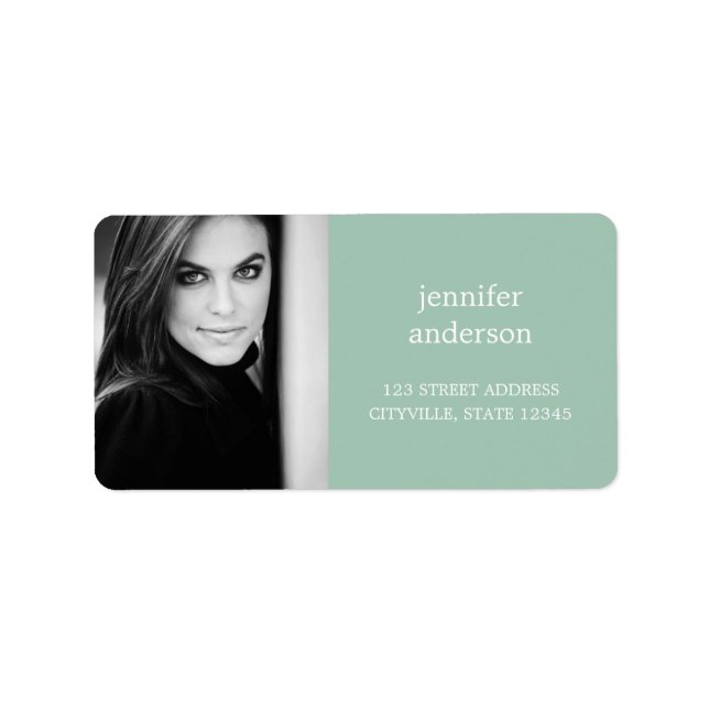 Étiquette de adresse photo personnalisé (Devant)