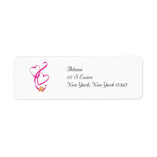 Étiquette de adresse simple