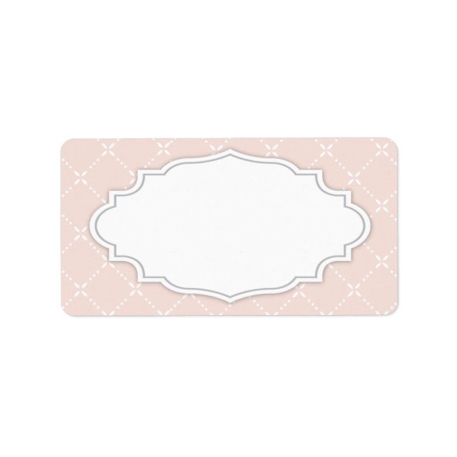Étiquette de adresse Trellis (Devant)