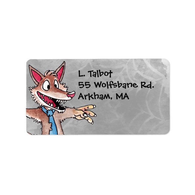 Étiquette de adresse Werewolf (Devant)