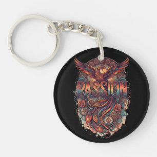 Étiquette de bagage Passion Phoenix Vintage Art De
