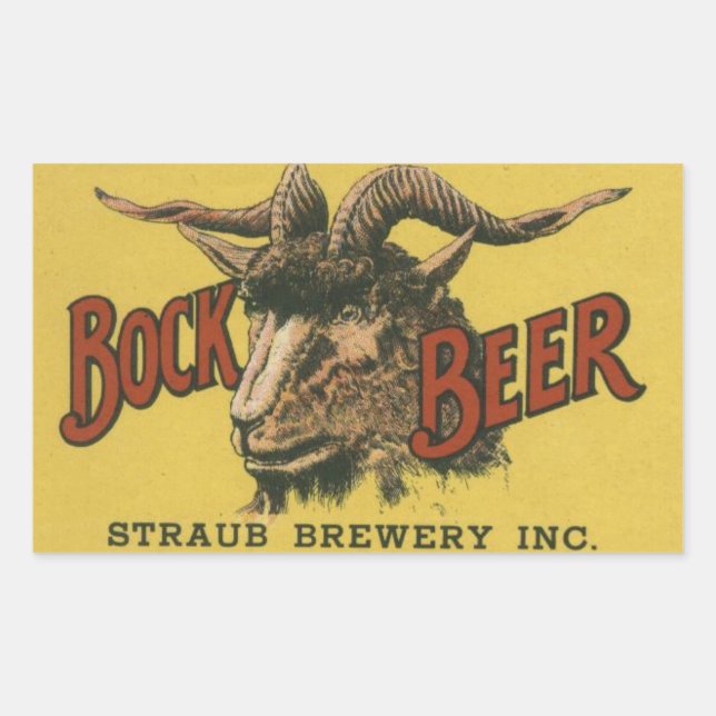 Étiquette de bière Bock (Devant)