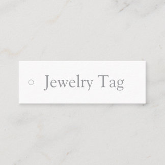 Étiquette de bijoux