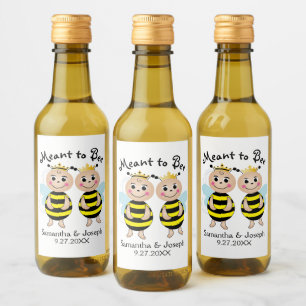 Étiquette de boisson pour la douche de mariée Mean
