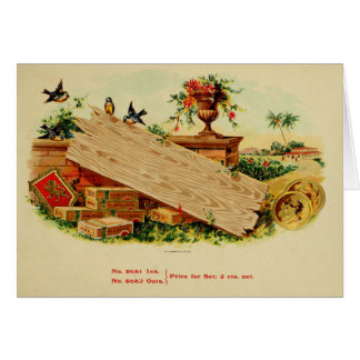 Étiquette de boîte à cigares vintage