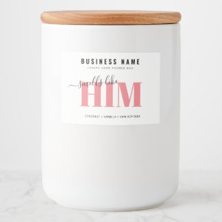 Étiquette de bougie de luxe personnalisé