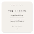 Étiquette de Bougie Entreprise Produit Autocollant