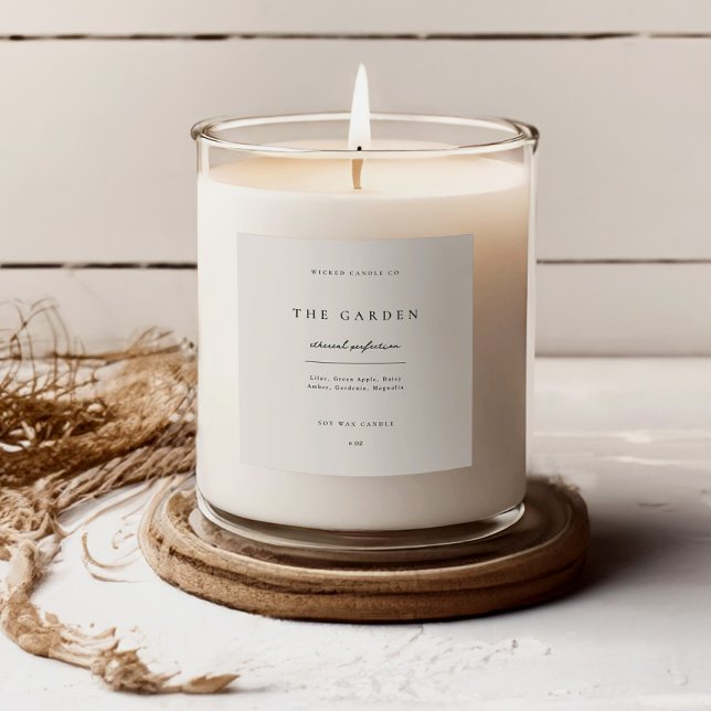 Étiquette de bougie Entreprise Produit Étiquette P (Créateur téléchargé)