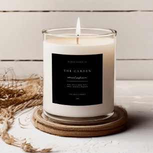 Étiquette de bougie pour entreprise Produit Étique