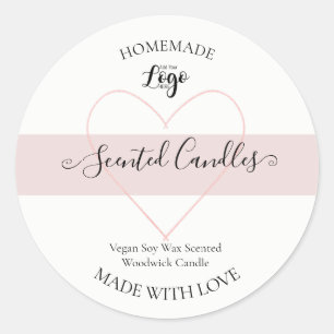 Étiquette de bougies maison personnalisées