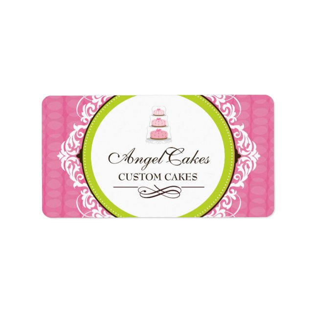 Étiquette de boulangerie de gâteaux (Devant)