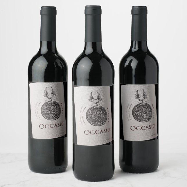 Étiquette de bouteille à vin personnalisé (Bouteilles)