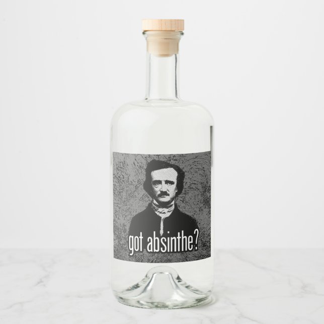 étiquette de bouteille d'alcool (Devant)