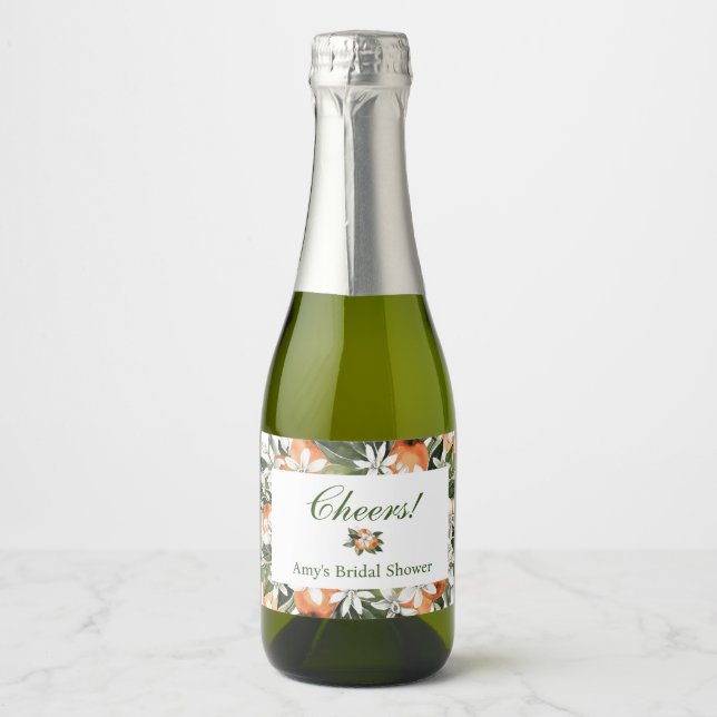 Étiquette de bouteille de Champagne Miniature Oran (Devant)