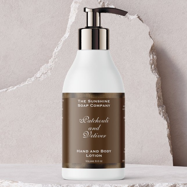 Étiquette de bouteille de cosmétiques en feuille d (Créateur téléchargé)